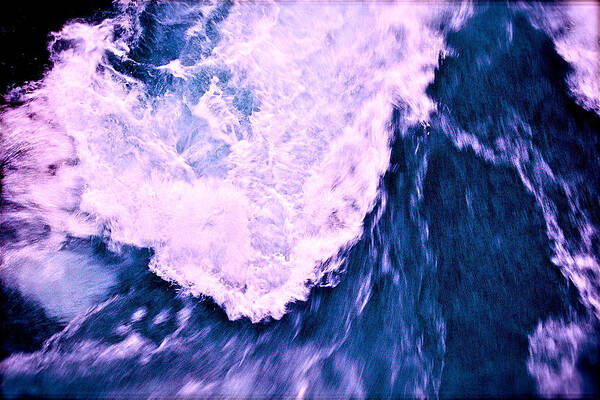 Water Torrent Art Print featuring the photograph Falls Abstract by HweeYen Ong