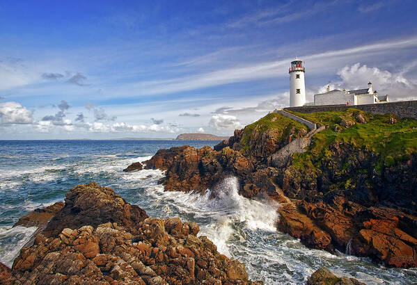  Fanad Art Print featuring the photograph Fanad Lighthouse Ireland by Marcia Colelli