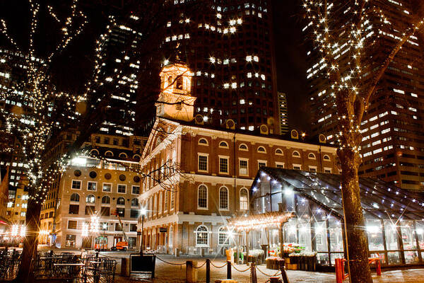 Boston Art Print featuring the photograph Faneuil Hall Boston MA by John McGraw