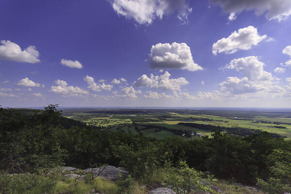 Landscape Art Print featuring the photograph Farming to the sky by Josef Pittner