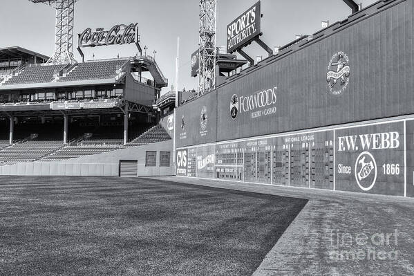 Clarence Holmes Art Print featuring the photograph Fenway Park Green Monster II by Clarence Holmes