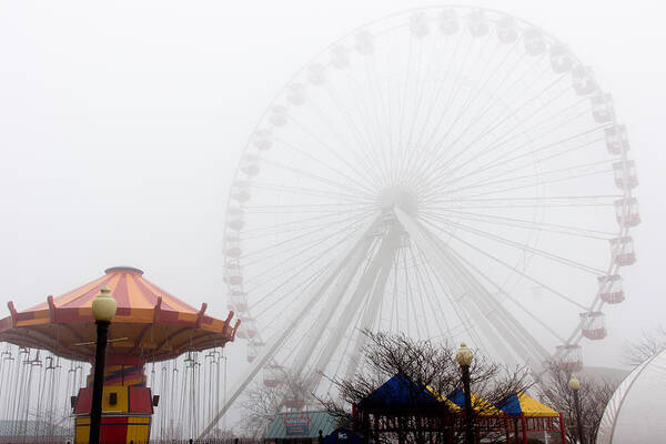 Chicago Art Print featuring the photograph Ferris Wheel no.3 by Niels Nielsen