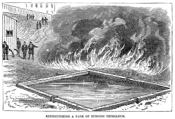 1876 Art Print featuring the painting Firefighting, 1876 by Granger