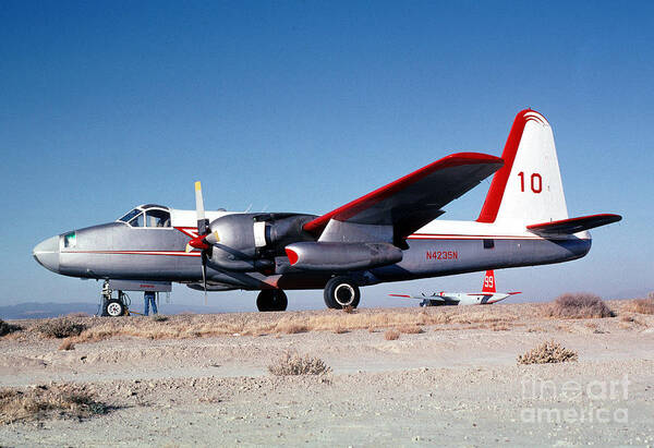 N4235n Art Print featuring the photograph Firefighting Airtanker N4235N by Wernher Krutein