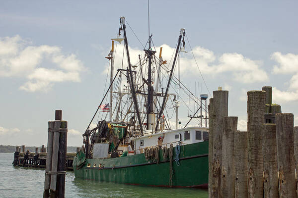 Fishing Boat Art Print featuring the photograph Fishing boat by Susan Jensen