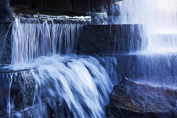 Flowing Water Art Print featuring the photograph Flowing Water by Stuart Litoff