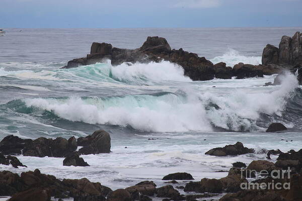 Ocean Art Print featuring the photograph Force of Nature by Bev Conover