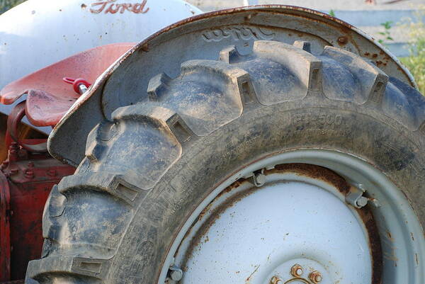 Ford Art Print featuring the photograph Ford Tractor by Jennifer Ancker