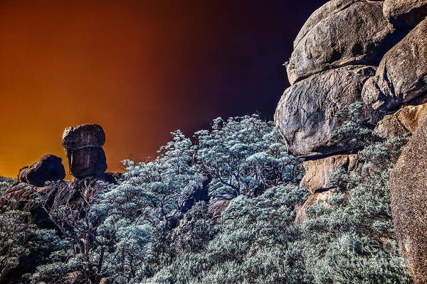 Rocks Art Print featuring the photograph Foreign Landscape by Russell Brown
