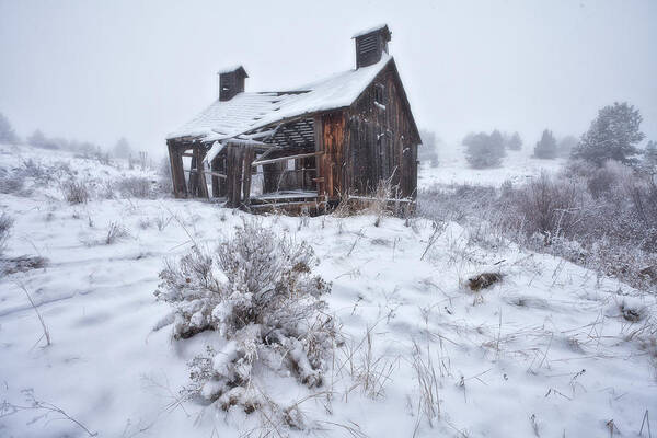 Ghost Town Art Print featuring the photograph Forgotten in Time by Darren White