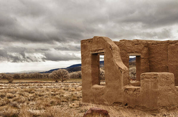 Landscape Art Print featuring the photograph Fort Churchill Nevada by Janis Knight