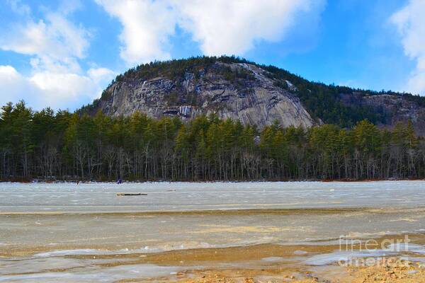  Art Print featuring the photograph Frozen Mountain Lake by Tammie Miller
