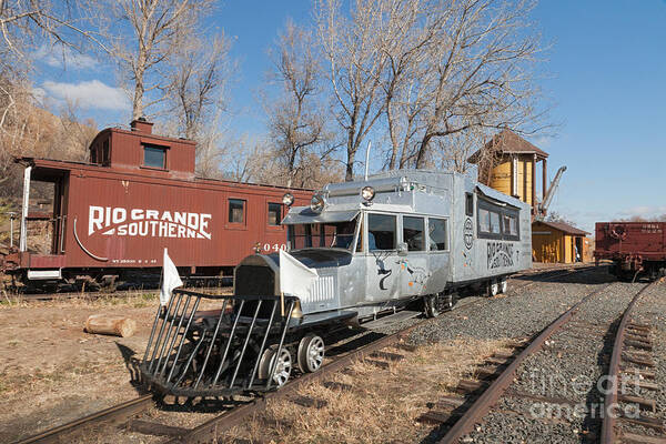 Colorado Art Print featuring the photograph Galloping Goose 7 in the Colorado Railroad Museum by Fred Stearns