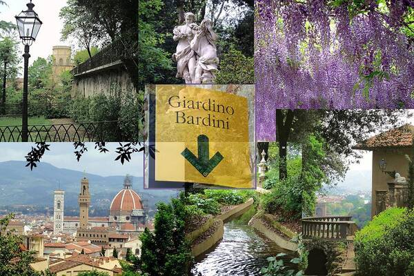 Giardino Bardini Art Print featuring the photograph Giardino Bardini by Ellen Henneke