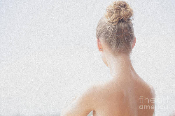 Long Necked Girl Art Print featuring the photograph Girl by Sheila Smart Fine Art Photography