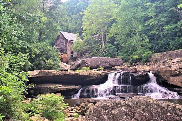 5244 Art Print featuring the photograph Glade Creek Grist Mill by Gordon Elwell
