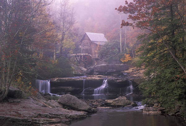 Glade Creek Mill Art Print featuring the photograph Glade Creek Mill 02 by Jim Dollar