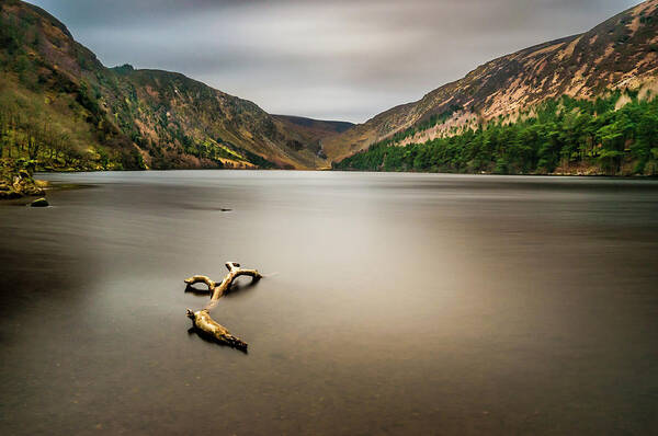 Tranquility Art Print featuring the photograph Glandalough Upper Lake by Photography By Colin Egan