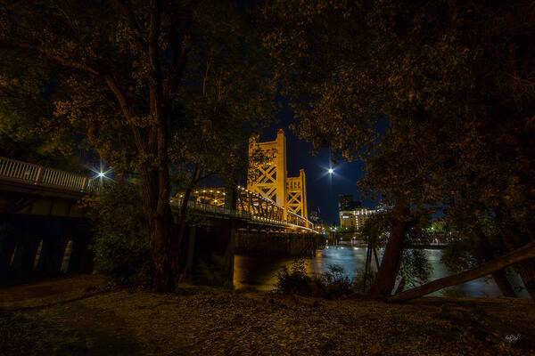 Sacramento Art Print featuring the photograph Glowing Towers by Everet Regal
