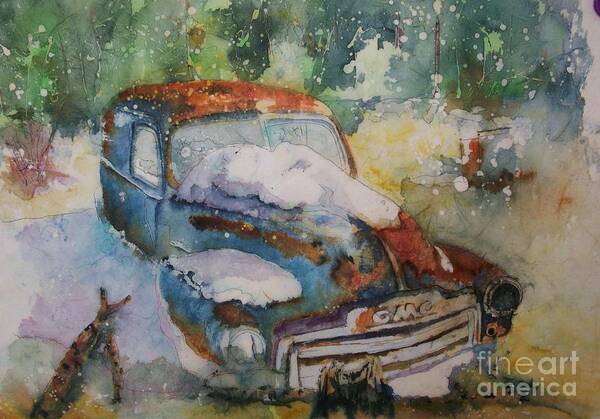 Gmc Art Print featuring the painting GMC Lost Not Forgotten by Carol Losinski Naylor