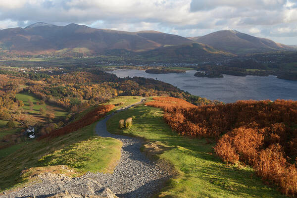 Catbells Art Print featuring the photograph Good Morning Keswick by Nick Atkin