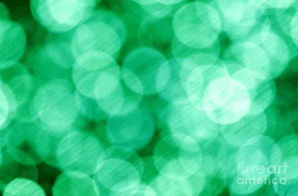 Abstract Art Print featuring the photograph Green Abstract by Tony Cordoza