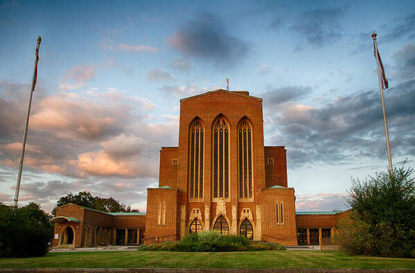 Guildford Art Print featuring the photograph Guildford Cathedral England by Shirley Mitchell