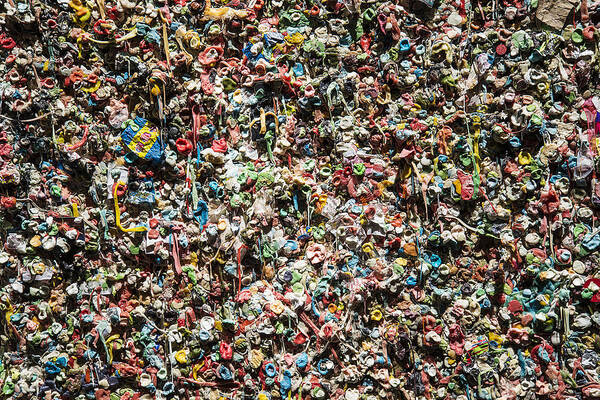 Photography Art Print featuring the photograph Gum Wall by Lee Kirchhevel