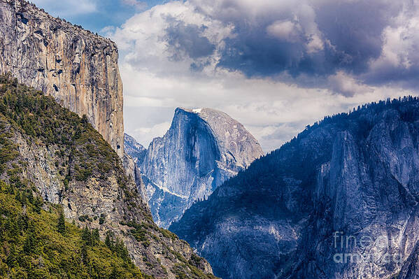 Landscape Art Print featuring the photograph Half Dome In Yosemite by Mimi Ditchie