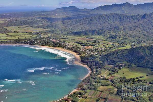 Hawai Art Print featuring the photograph Hanalei Bay by Butch Phillips