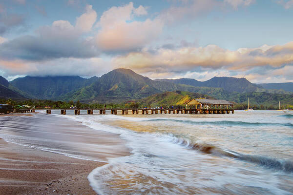 Summer Art Print featuring the photograph Hanalei Bay, Hanalei by M Swiet Productions