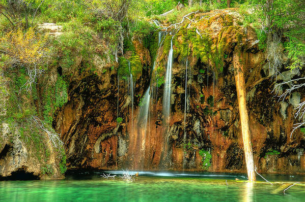 Home Art Print featuring the photograph Hanging Lake by Richard Gehlbach