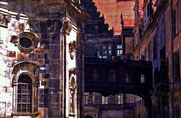 Hausmann Art Print featuring the photograph Hausmann Tower in Dresden Germany by Jordan Blackstone