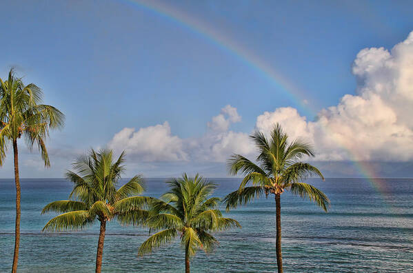 Rainbows Art Print featuring the photograph Hawaii Rainbow by Peggy Collins