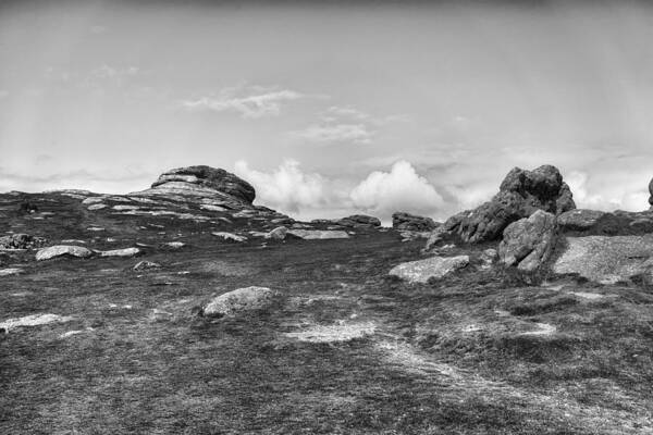  Art Print featuring the photograph Haytor Rock by Howard Salmon