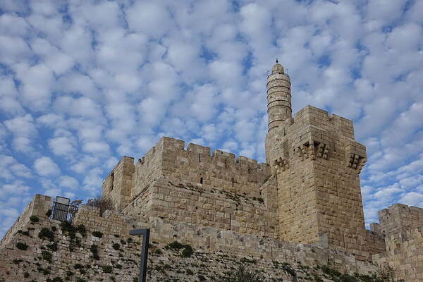 Jerusalem Art Print featuring the photograph Heavenly dialog in Jerusalem by Rita Adams