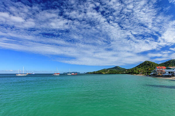 Water's Edge Art Print featuring the photograph Hillsborough Bay, Carriacou by Flavio Vallenari