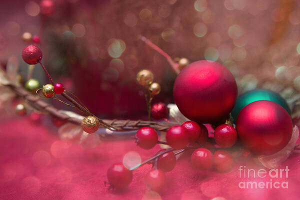 Christmas Art Print featuring the photograph Holiday Decor by Rebecca Cozart