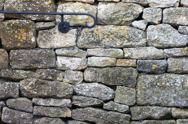 Stone Wall Art Print featuring the photograph Hook or by Crook by Laura Hol Art
