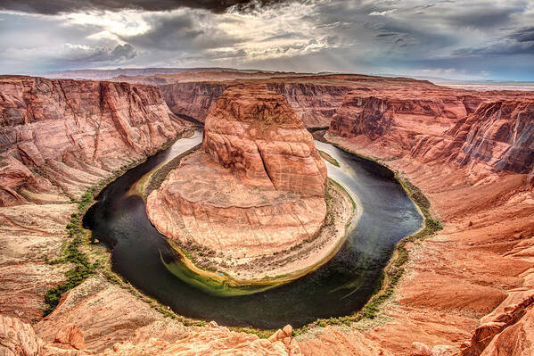 Horse Shoe Bend Art Print featuring the photograph Horse Shoe Bend by Pierre Leclerc Photography