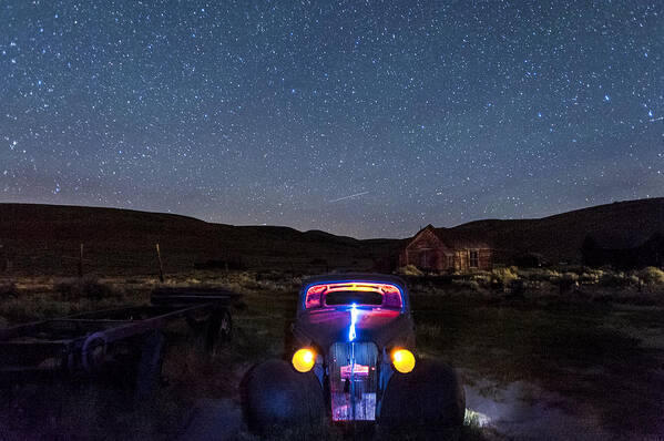 Bodie Art Print featuring the photograph Hot Rod Nights by Cat Connor