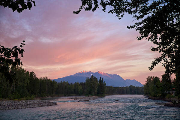 Bulkley River Art Print featuring the photograph Hudson Bay Mountain British Columbia by Mary Lee Dereske