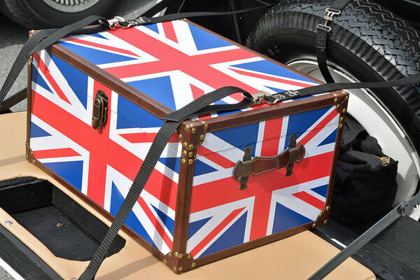 Britain Art Print featuring the photograph I come with some baggage by John Schneider