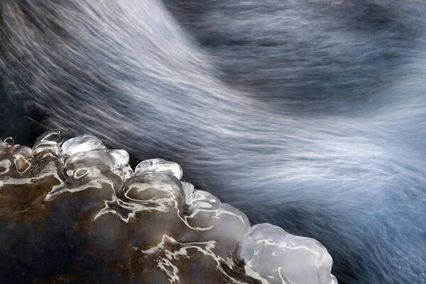 Water Art Print featuring the photograph Ice & Water by Vito Miribung