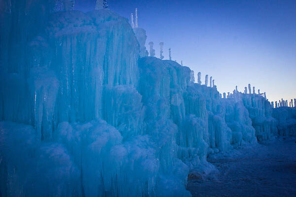  Ice Art Print featuring the photograph Ice Abstract 5 by Christie Kowalski