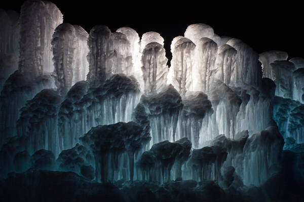 Ice Art Print featuring the photograph Ice Forest by Christie Kowalski