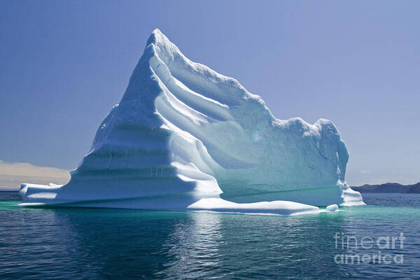 Iceberg Art Print featuring the photograph Iceberg by Liz Leyden