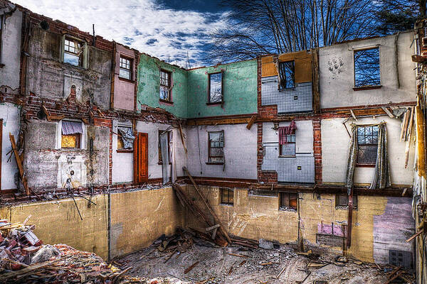 Abandoned Art Print featuring the photograph If the Walls Could Talk  by Robert FERD Frank