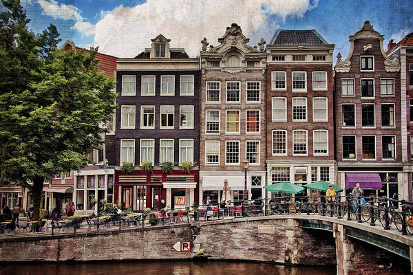 Amsterdam Art Print featuring the photograph In Another Time and Place by Joan Carroll