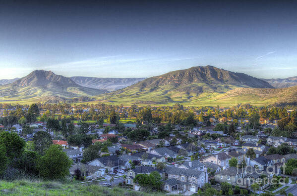 Valley Art Print featuring the photograph Into the Valley Below by Mathias 